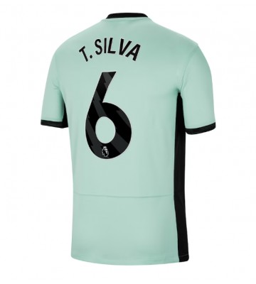 Chelsea Thiago Silva #6 Tredje trøje 2023-24 Kort ærmer